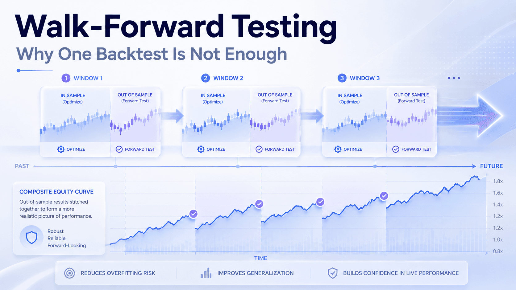 Walk-Forward Testing: Why One Backtest Is Not Enough